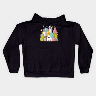 Monster in da City 03 Kids Hoodie